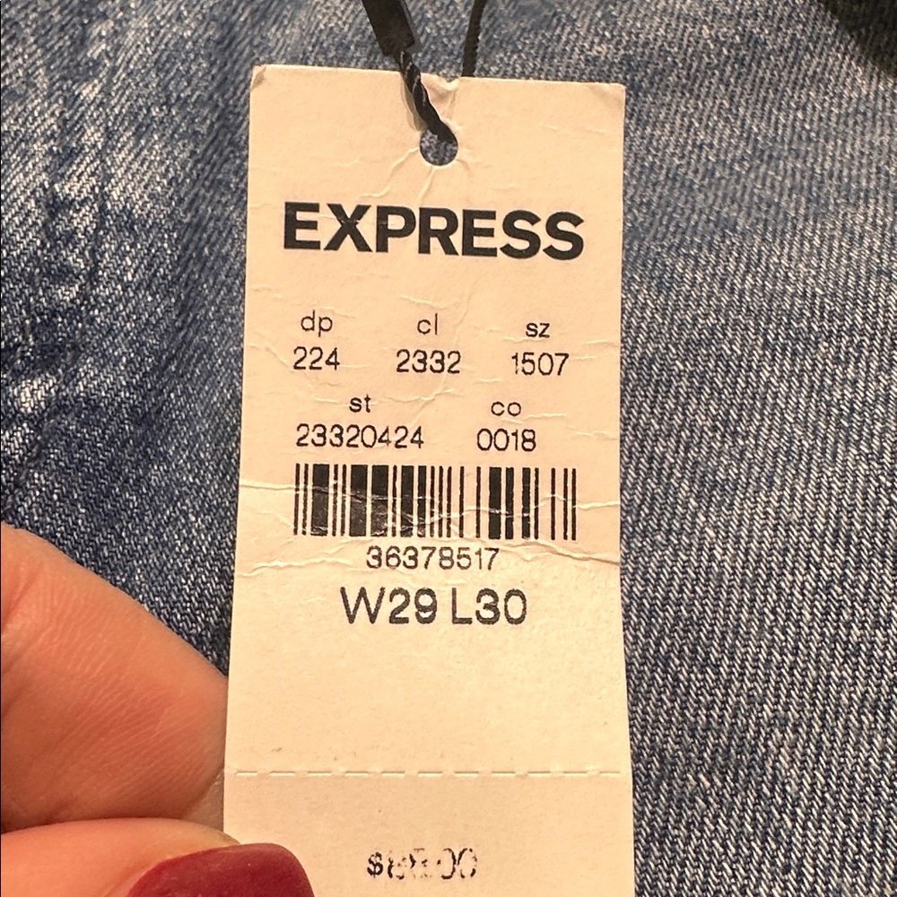 Express Women's Blue Skinny Stretch 29 x 30 - Picture 11 of 12